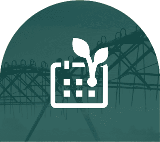 Crop management planning icon